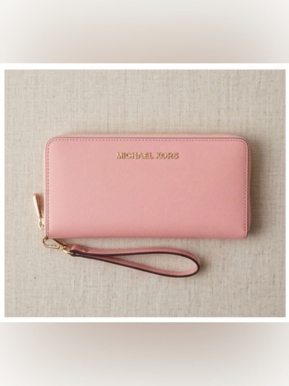 Michael Kors Pink Wristlet Wallet